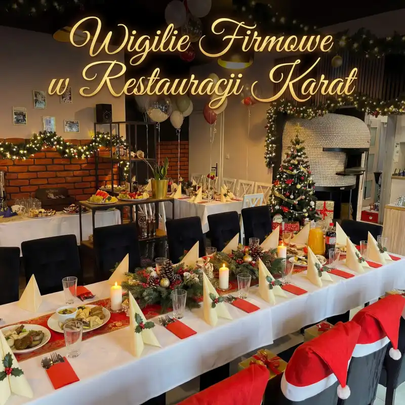🎄 Świąteczna atmosfera w KARAT. Zapraszamy na wigilijne spotkania!