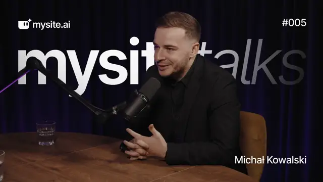 Michał Kowalski - mysite talks